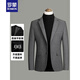 Romon New Fashion Suit Jacket Men Autumn and Winter Media-Eding Casual Traje pequeño Traje de lana Jacket Men Gray [Venta caliente] XL [135-150Jin [Jin equivale a 0.5 kg]]