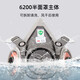 3M6200防尘面具口罩防工业粉尘过滤各类颗粒物电焊烟玻璃纤维等配2091CN*2