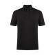 Qipai Short Sleeve POLO Shirt Men's Casual Solid Color Stretch Lightweight Breathable Lapel Top