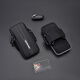 He Jiagong running mobile phone arm bag for men and women outdoor fitness wrist phone bag light and breathable mobile phone sports arm bag cool black