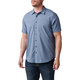 5.11 (taktische Serie) 511 Outdoor Casual Hemd Schnell trockenes Kurzarm Ellis Herrenhemd 71207 681 Graublau L