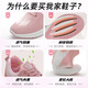Hongxing Brandneue 2025 Sommerweiche alleinige Schuhe, fliegende gewebte Schuhe, studentische Mutterschuhe, lange Zeit stehen, Freizeitschuhe, G-H831 Black 40