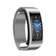 Huawei universal smart bracelet b7 wrist Bluetooth headset can talk and listen to songs multifunctional blood oxygen heart rate exercise stepping phone bracelet watch men's Valentine's Day gift black silicone tape
