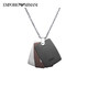 EMPORIO ARMANI Armani men's necklace personalized eagle logo card pendant birthday gift for boyfriend EGS2471040