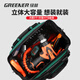 GREENER 16-inch 4-layer thickened shoulder tool bag household durable backpack electrician canvas thickened hardware storage height 40cm