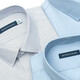 十如仕短袖白衬衫男高端高支免烫抗皱商务休闲正装纯棉衬衣 301 白色-常规版 均码 42【180/100A】