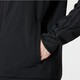 Adidas Men's Sports Cost Fitness Fitness Casual and Fashay Open-Basted Stand-Up Collar veste veste pantalon en tricot lâche H46101 + GK9226 / Black Trois bandes sur le côté de la veste L