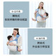 俊亲贝比婴儿背巾新生儿前抱式背带宝宝背带哺乳巾轻便横 福利款【灰色四季款】