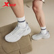 
Xtep men's shoes sports casual shoes spring and summer mesh breathable soft elastic lightweight heighten dad casual shoes men