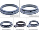 
XMSJ suitable for Sanyo drum washing machine accessories, door seal ring rubber pad observation window pad door rubber leather ring original purchase No. 6 window pad 3890