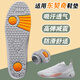 Adapté au dieu de la guerre 3 2 1 Chaussures de course Sharp 4 Generation Semelles intimes, absorption de choc sportive, absorption de la transpiration, course respirante, anti-glissement, confortable et élection d'écrouse élastique Modèle d'absorption de choc de noix - Black deux paires 41 tailles