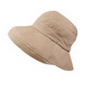 Maria Gucci (MARJA KURKI) sun hat women sun protection hat UV brim hat Solid color European top hat Brown