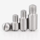 Eiern 304 Edelstahl One-form-Außengewinde zylindrischer Stift Rilling Positioning Pin GB831 Headless Step Screw 4*8*M3*4 [4 Stücke]