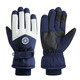 
Huachen Sheep Ski Gloves for Winter Warm Men and Women Couples Outdoor Riding Gloves Water-splashing and Anti-Slip Plus Fleece Thickened Touch Screen Women's Pink <Round Mark> All Size
