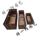 Carbonized flower box anti-corrosion wood structure anti-corrosion wood rectangular balcony vegetable planting box bucket outdoor terrace set length, width and height 120*40*40 thick 1.2 large