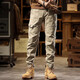 
Post-exploration American casual pants for men in spring and autumn loose retro functional pants for handsome tying trousers trendy brand retro men's work pants khaki 32 (140-150Jin [Jin equals 0.5 kg])