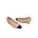 
Red Dragonfly Little Flavor High Heels New Women's Shoes Square Toe Thick Heels Commuter Leather Shoes Professional Single Shoes WTB13659 Yellow 35