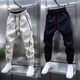 Kuraishi Kazuki high-end fashion brand American functional leggings men's spring and autumn casual pants trendy fashion versatile casual sports pants gray 2XL