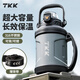 TKK ultra-large capacity thermal insulation cup tons bucket tons men and women new 316 stainless steel portable outdoor sports water bottle rhinoceros blue 1650ml-long-lasting thermal insulation