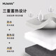 Memaru Warm Gloves for Men and Women Outdoor Winter Cycling Windproof Plus Velvet Thick Touch Screen Women's Waterproof Winter Cotton Ski Gloves 4# Snowflake Round Label Black (Color Matching Men's Style)