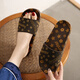 Zapatillas Ximuwei para mujeres 2023 Baño de interior sin deslizamiento Interior Interior Otoño de otoño e invierno Al aire libre Wear Internet Versión coreana Sandalias Brown 38-39
