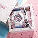 
Park Ri watch student junior high school female ins style internet celebrity simple electronic watch Harajuku sports fresh 918 transparent purple 692-43 watch + battery