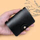 12 card slots, card holder, multiple card slots, bank card holder, men's and women's anti-degaussing card holder, document holder, key bag, business card holder, black, double-sided card slots - 12 card slots