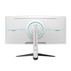 AK monitor 34-inch quasi-4K ultra-clear 180Hz hairtail screen e-sports gaming monitor High color gamut 2K split screen professional design 1500R large curvature computer display 34-inch quasi-4K 180Hz ultra-clear curved hairtail screen - white
