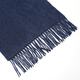 Youngor Schal Herrenschal Voller Kaschmir Winter warmer lässiger Schal Vollfarbe grau und blau YWWJ715225HQQ Alle Größe
