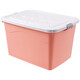 Chenzhi Shangpin Storage Box Extra Large Plastic Box for Household Products Wholesale Storage Box Clothes Storage Box Dormitory Thickened Organizing Box Pretty Pink 350# (Length 80* Width 59 Height 48cm)