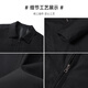 RED DRAGONFLY Jacket Men's and Young Men's Solid Color Commuting Business Casual Fashion Simple Men's Lapel Jacket Black XL
