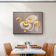 Villa Electric Meter Box Hydraulic Decorative Painting Modern Simple Horizontal Version Restaurant Boîte de courant faible peinture Résumé ART ART SOIX MURAL
