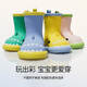 
SEVEN ONLY OLINE Rainbow Gradient Shark Children's Rain Shoes Girls Waterproof and Anti-Slip Kids Baby Rain Boots Baby Girls Children's Water Shoes Solid Pink 14 0 Inner Length 14cm Less Than the Feet Length About 13.5-14 Wear