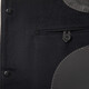 Seven brand cashmere woolen coat men's mid-length winter thick style business daddy wool coat warm winter coat black XL 180/96A
