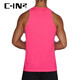 C-in2 Frühlings- und Sommer Neues Produkt Herrenweste dünne weiche Sportfitness Schweiß-absorbierende untere ärmellose T-Shirt Männer 1006GH Rose Rot 673 s