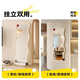 Mercerta mirror full-body mirror wall hanging home dressing mirror Internet celebrity ins style fitting mirror girls bedroom floor-standing mirror bracket/wall-to-wall model 160X60CM