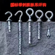 Yongli Shang expansion lifting ring, mountain stab expansion screw, hollow brick, foam brick, lightweight outdoor special bolt, fish scale pull-out M8*100 (2 pcs)