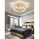 Sanqihu Light Luxury Crystal ventilateur de plafond léger Défaiteur