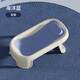Delphinstern Delphinstern Delphin Stern Baby Bad Bad Bades Sitzen und Liegen Bad Bad Net -Allgemeine Badartefakt [grau] Weichhals Schutzbadestange + Shampoo Tasse + Pinsel + Shampoo Cap + Ocean Ball