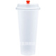 Disposable milk tea cup 90 caliber frosted injection plastic cup commercial cold drink juice packaging cup with lid customized 90/1000 frosted light cup 500 sets of leak-proof lids Please leave a message for the lids