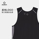 Zhizhe Compression Vest Men's Sports Basketball Training Running Breathable Quick-Drying Tight Fitness Clothing Pure Black XL