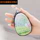 Qindu Card Bag Female Multi-Card Reißverschluss-Münzbrieftasche weibliche Orgel-Schlüssel-Tasche Führerschein Mini Universal Car Schlüsselbeutel kleines Porträt