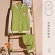 Qianzhiya (Qianzhiya) Pyjamas für Mädchen im Herbst und Winter verdickte reine Pure Cotton Mezzanine Langarmed Home-Kleidung sowie Baumwollluft-Baumwollwärme dünne Baumwollset MFT-15271# Frauen L/165