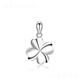Quality platinum pendant Pt950 platinum diamond pendant 18 necklace clavicle chain moissanite four-leaf clover lover pendant (chain taken separately)