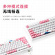 AKKOMOD007PC 7th Anniversary Edition Wired Customized Mechanical Keyboard Gasket Structure Custom Magnetic Axis Game E-Sports Keyboard [Sakura Pink Magnetic Axis] Fuji Mountain Sakura Three-Model MOD007B HEPC