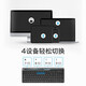 Shuang Feiyan (A4TECH) FBK25 Wireless Bluetooth Keyboard iPad Tablet Mobile Laptop External Office Connection Short Portable Keyboard Feishi Suikonghui