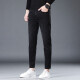 Mu Xideng nine-point jeans men's slim straight spring and summer casual pants men's pants Korean style trendy pants boys 9-point pants black (1048) size 29 (waist circumference 2 feet 2)