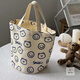 Jiqiuwa miki lienzo bolso caricaturas de dibujos animados bento bolso mommy bag baby bag bag bags y bebé bolso de tela de tela (oso bordado)