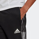 阿迪达斯 （adidas）运动裤男裤2025夏季新款跑步健身足球训练休闲宽松舒适透气短裤 GM7375 黑色 M