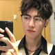 Gafas de miopía de Boshide, gafas azules azules, gafas a prueba de radiación de medio marco ultra luz, marco negro y plateado, ojos izquierdo y derecho 100 grados de 100 grados